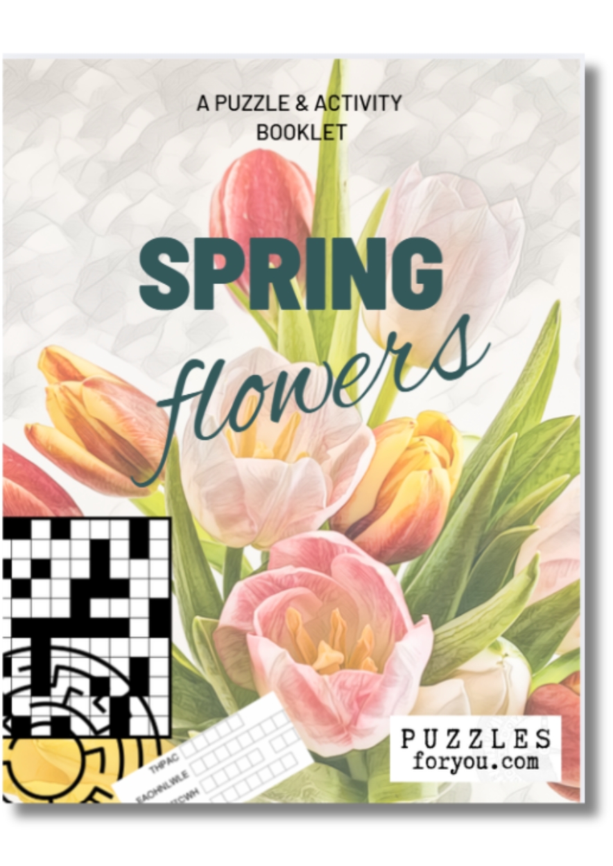 Preview of Spring Flowers Mixed Puzzles